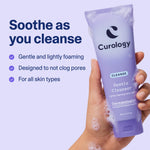 Texture of Curology hydrating foaming face wash