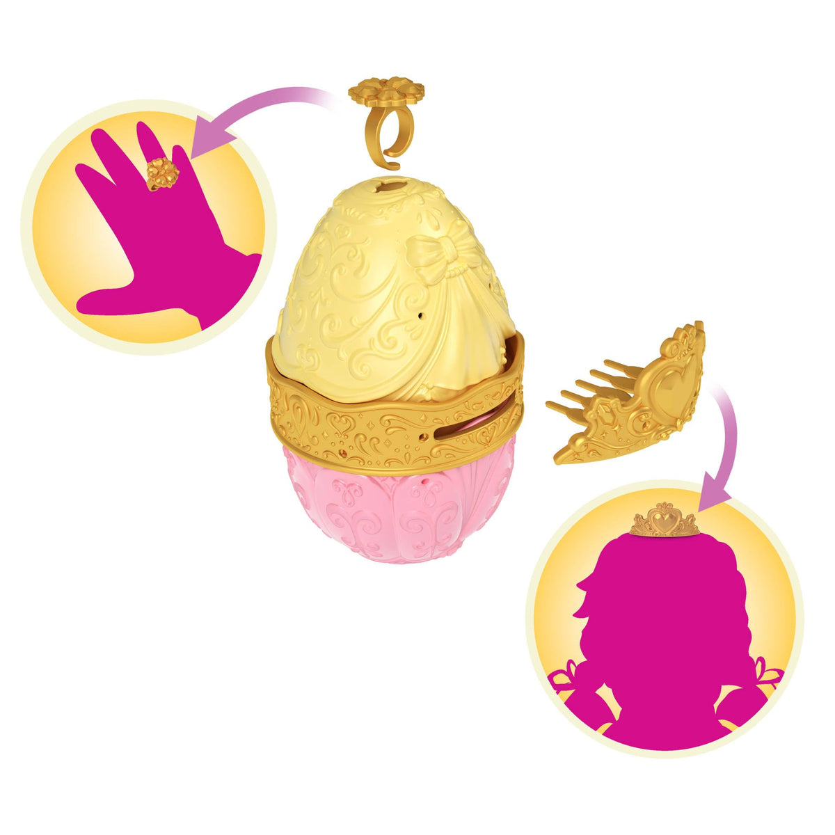 Detailed shot of the picnic themed play pieces and plug in flower charms
