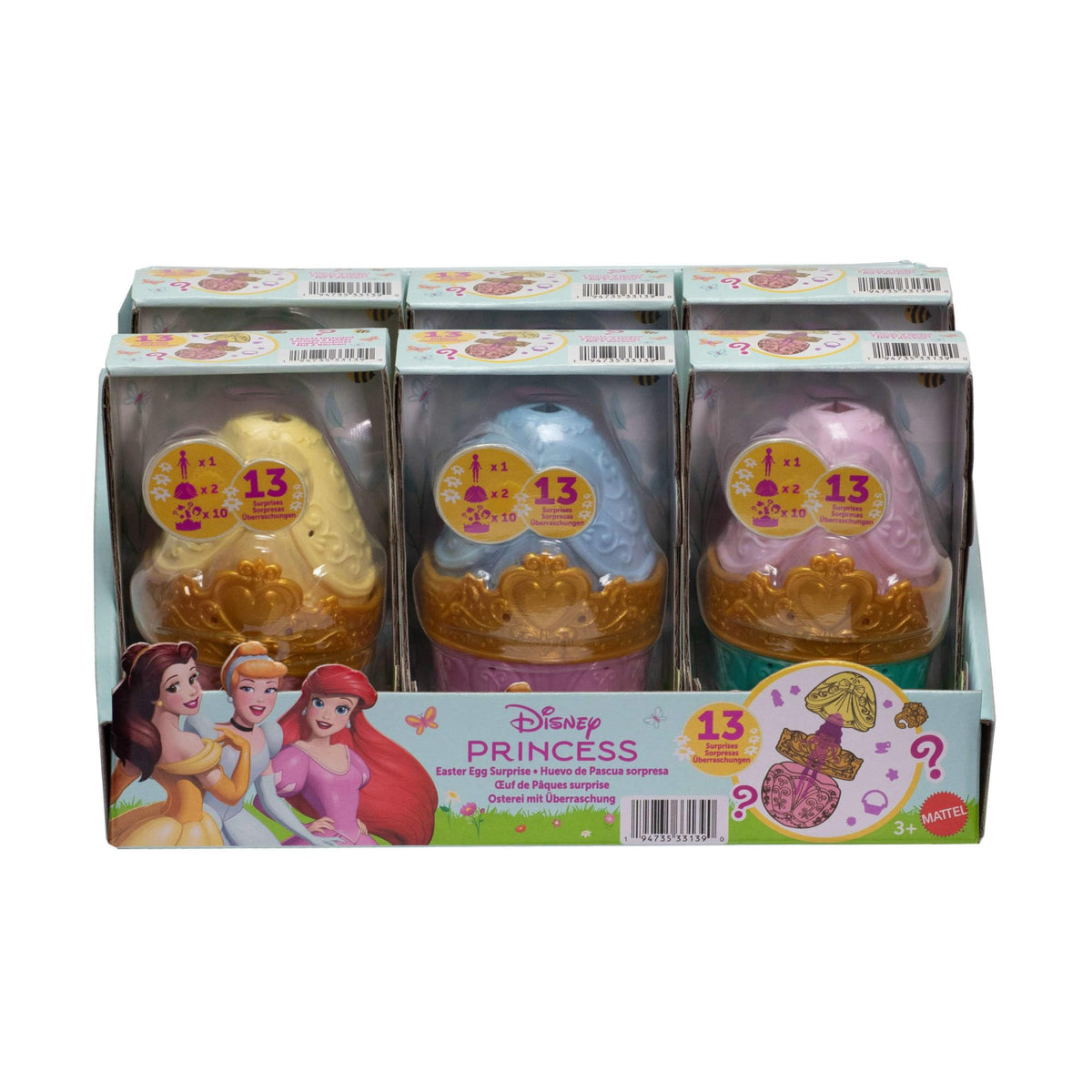 Back of packaging showing safety warnings and Mattel manufacturing information