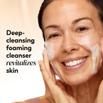 USA imported Olay 7 in 1 revitalizing face cleanser side panel ingredients