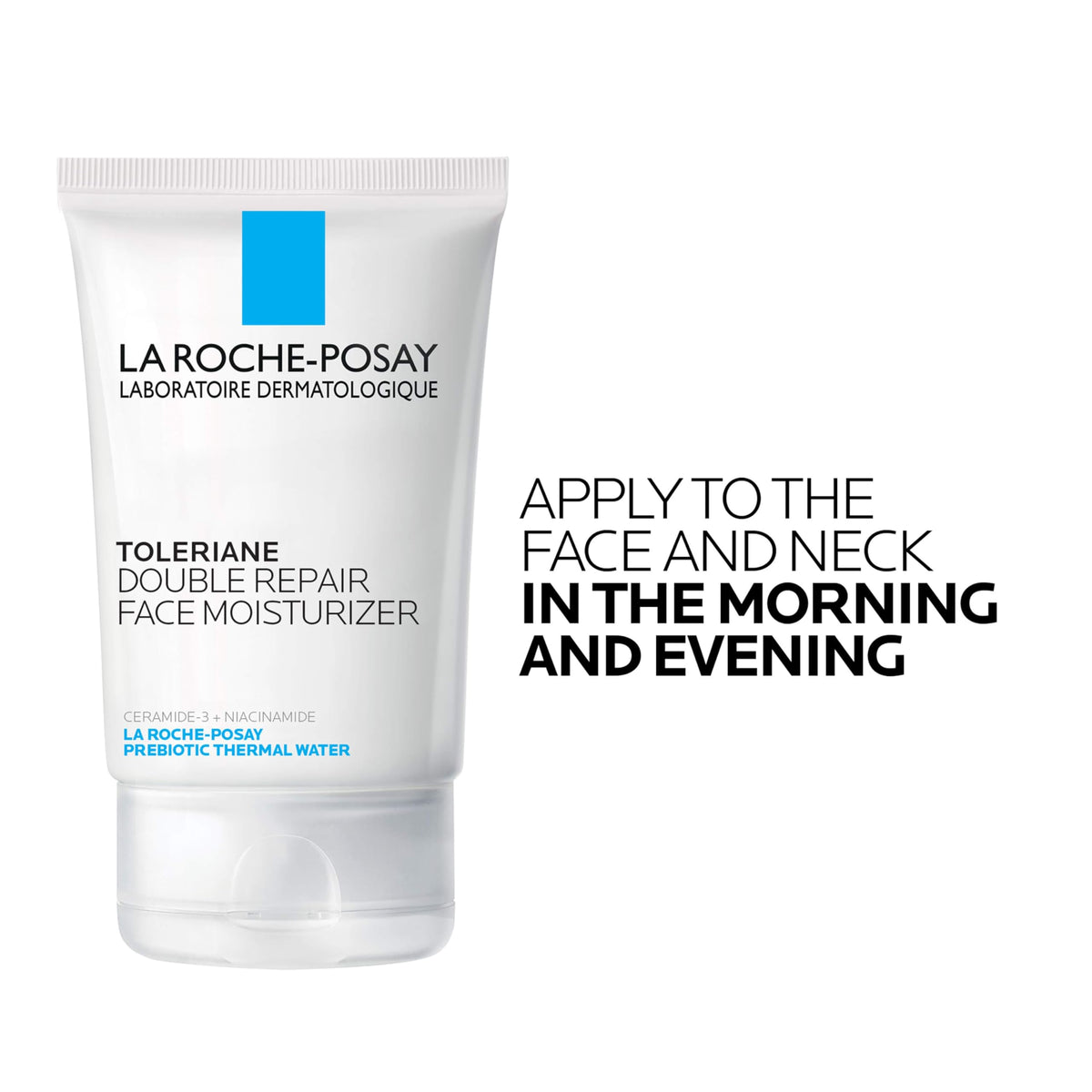 La Roche-Posay Toleriane Double Repair moisturizer tube angle view