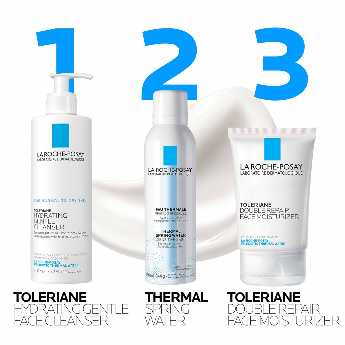 Toleriane Double Repair tested on sensitive skin card
