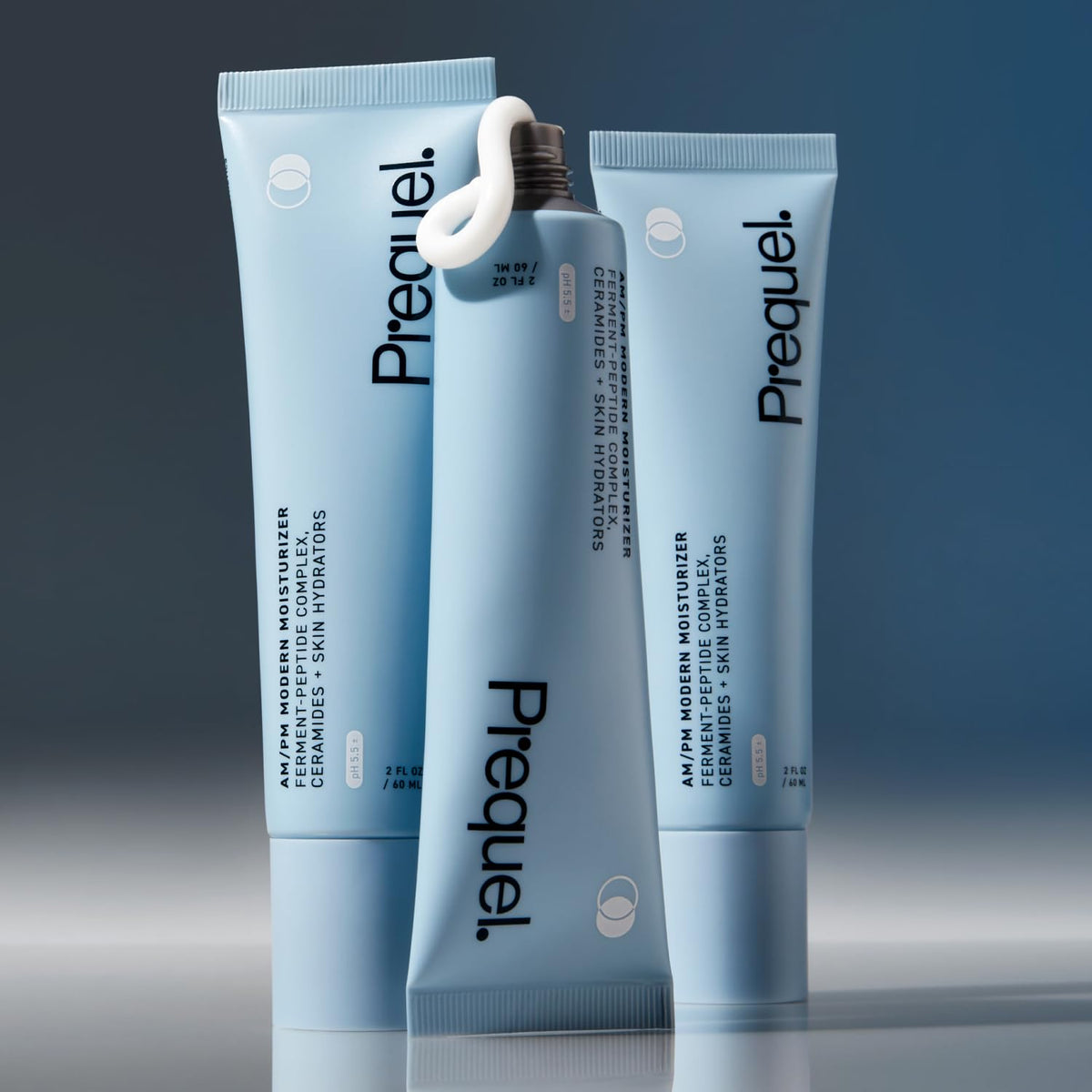 Prequel peptide and ceramide moisturizing cream for combination skin types