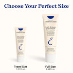 Back view of the Embryolisse daily cream tube showcasing the official list of ingredients including shea butter