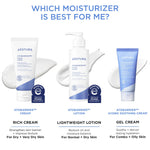 Aestura triple lipid complex moisturizing cream with protective lid open