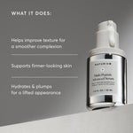 Naturium anti-wrinkle copper peptide serum bottle on a clean background