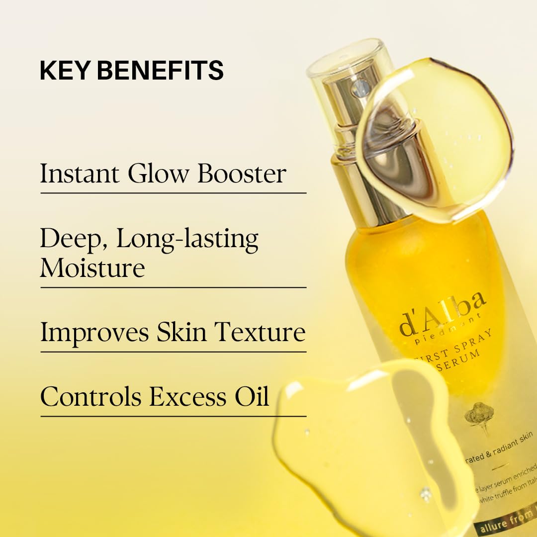 Korean skincare d'alba serum for radiant skin