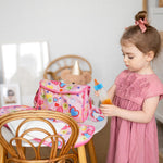 BABESIDE doll care kit packaging view showing complete five piece contents