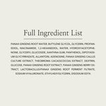 Daily morning and night application of Ginseng Essence Water.
