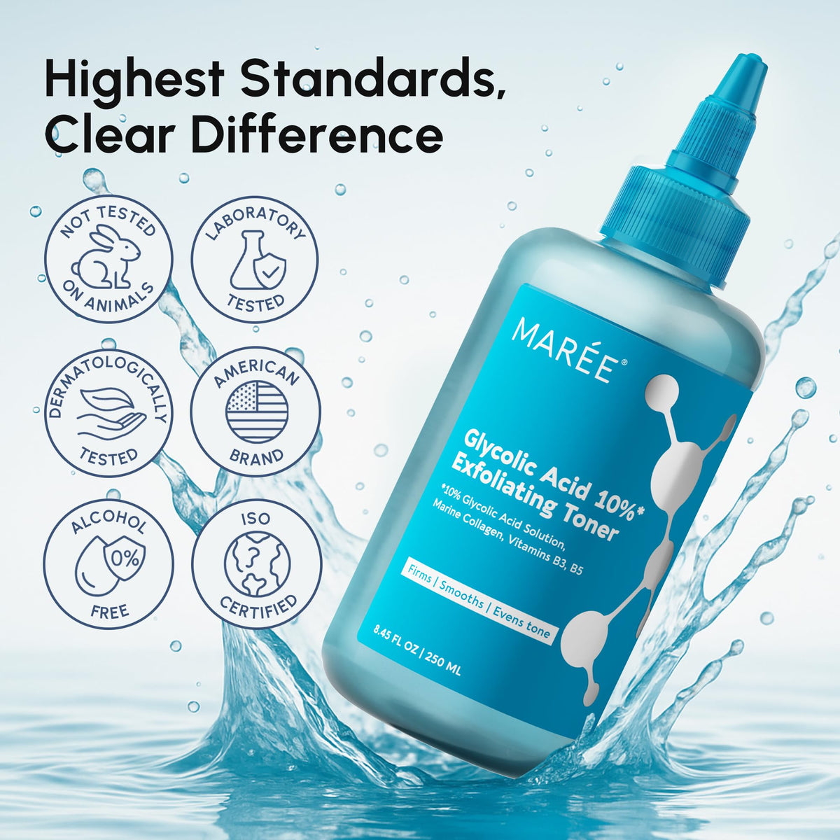 Premium imported MAREE brightening face toner for glowing skin and acne scar reduction