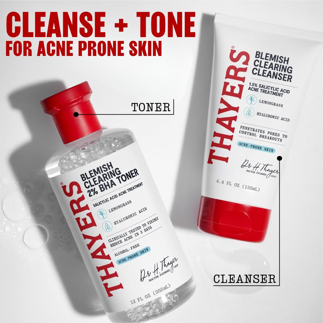 Thayers Blemish Clearing Toner bottle with cap
