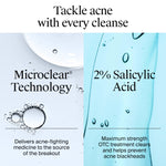 Neutrogena MicroClear technology acne toner bottle for blemish control