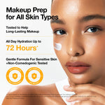 Anua SPF 50 broad spectrum sunscreen showing fluid ounce text details