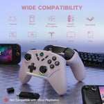 ZD ISHAKO multi platform gamepad showing back buttons and ergonomic grips.
