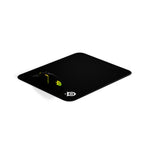 SteelSeries QcK Edge Medium cloth surface showcasing the clean premium brand logo detailing