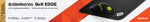 SteelSeries QcK Edge Medium surface material profile view illustrating the comfortable two millimetre thickness
