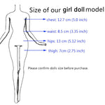 BJDBUS child safe imported doll fashion outfits and accessories set packaged together