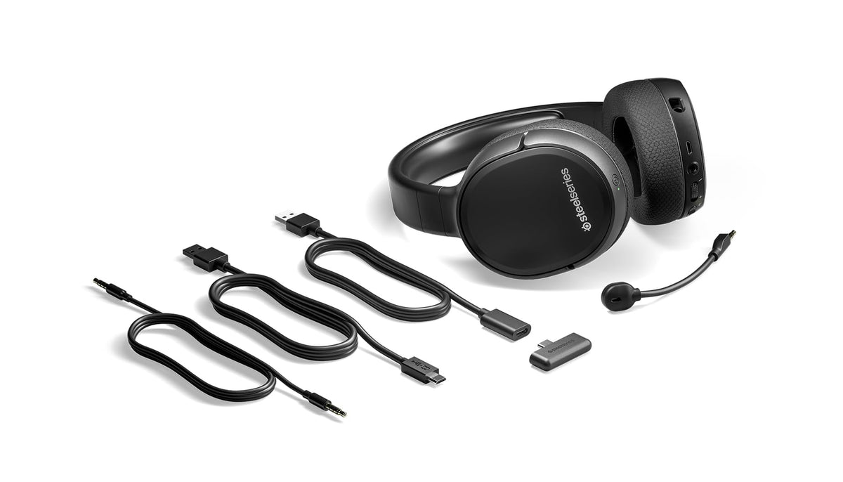 SteelSeries Arctis 1 headset showing detachable ClearCast microphone