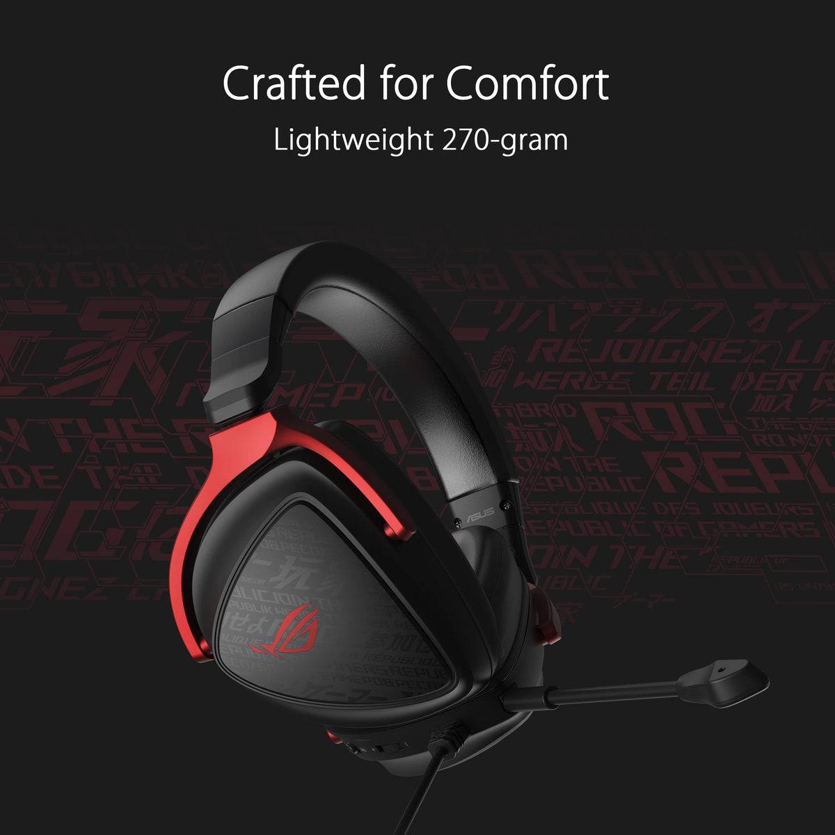 Asus Rog Delta S Core microphone and 3.5mm jack
