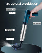 Gofuch high pressure air drain blaster with accessories
