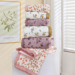 Side by side view of 34x74cm and 70x140cm towel set