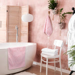 FuWeave bathroom towel set for preppy decor style