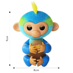 Side view of Fingerlings Leo showing the posable tail design