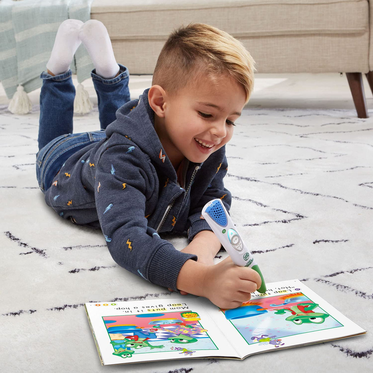 Educational components included in the LeapFrog LeapReader mega pack