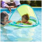 Detail of Hyper-Flate valve on SwimWays baby pool float