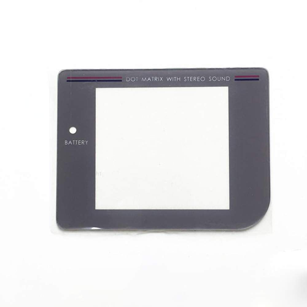 Rowsmau authentic imported glass gray protective screen lens cover showing adhesive backing.