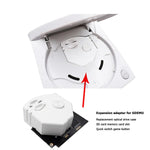 Internal components and mounting accessories included with the Covozama optical drive simulation setup.