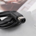 Internal controller repair kit components including two premium shielded replacement cables for GC NGC gamepads.