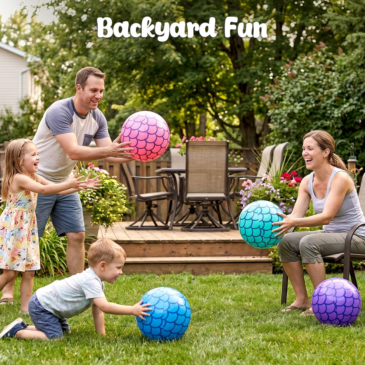 FUTUREPLUSX ocean themed outdoor backyard lawn toys for children