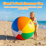 LovesTown 33 inch large pool ball being inflated for a summer party