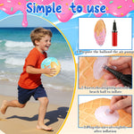 Waterproof PVC blow up toy with sprinkles design close up.