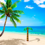 Ten pack collection of R HORSE Hawaiian beach party inflatables laid out.