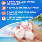 Billeeit baseball themed water bouncing toys floating on a water surface