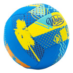 Wahu blue 6.5 inch water ball showing neoprene texture