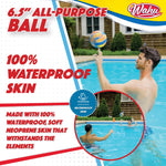 Wahu neoprene skin water ball side view detailing stitching