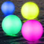 Eco friendly non toxic glowing beach balls with replacement batteries