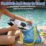 Thickened waterproof PVC inflatable soccer ball on sandy beach