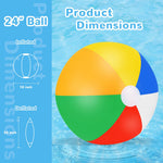 JOYIN multi color inflatable beach balls bulk set for summer parties