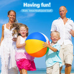 Colorful paneled bulk beach balls for kids and adults summer luaus
