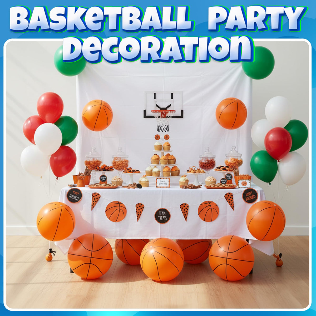 Close up view of the durable PVC material and safety air valve on the inflatable basketball