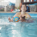 Premium Jishi beach toys set with a mesh drawstring bag and quick drying bounce disc.