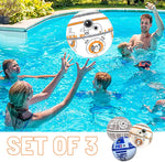 Ninostar large inflatable novelty toys deflated and folded for easy storage comparison.