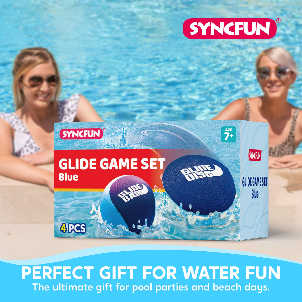 Premium water glide discs and balls complete set with portable travel mesh bag