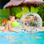 Civaner clear inflatable glitter balloons for 2026 new year celebration