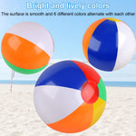 Close-up of the durable double-stitched PVC material on a ten-inch inflatable water toy.