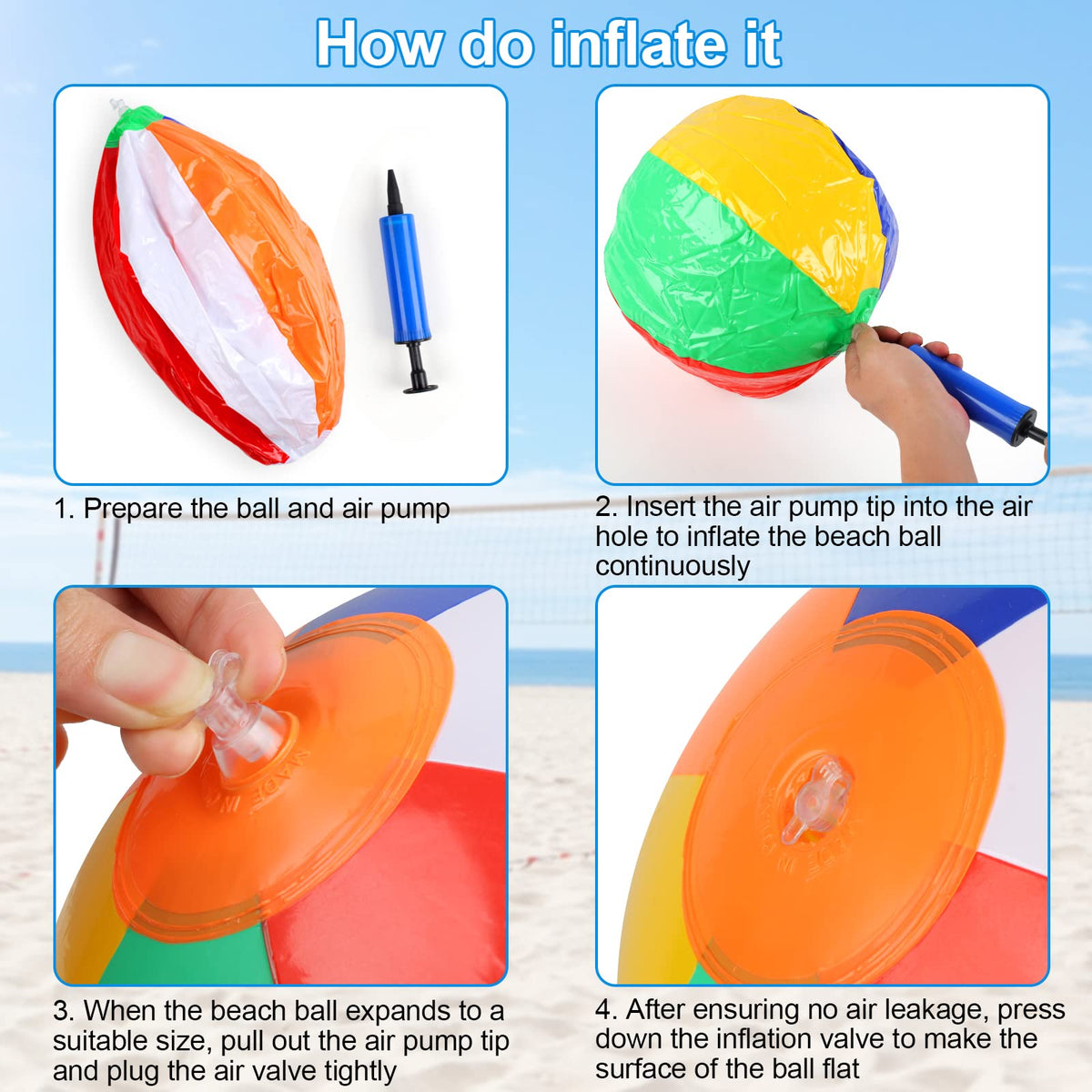 Children playing with the lightweight rainbow water balls inside a swimming pool.